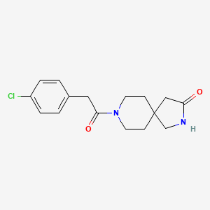 8-[(4-chlorophenyl)acetyl]-2,8-diazaspiro[4.5]decan-3-one