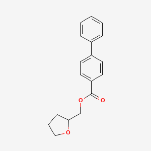 Oxolan-2-ylmethyl 4-phenylbenzoate