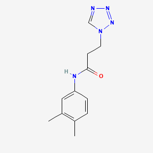 N-(3,4-DIMETHYLPHENYL)-3-(1H-1,2,3,4-TETRAZOL-1-YL)PROPANAMIDE