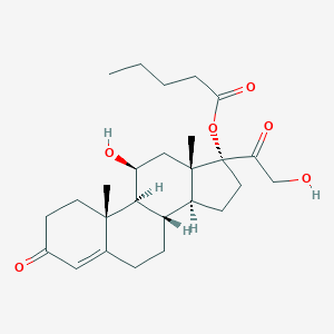 molecular formula C26H38O6 B044166 氢化可的松戊酸酯 CAS No. 57524-89-7