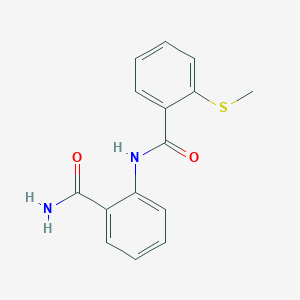 2-[(2-Methylsulfanylbenzoyl)amino]benzamide