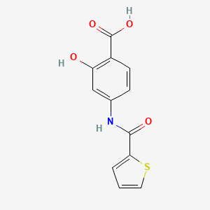 2-Hydroxy-4-[(thiophen-2-ylcarbonyl)amino]benzoic acid