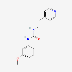 N-(3-METHOXYPHENYL)-N'-[2-(4-PYRIDYL)ETHYL]UREA