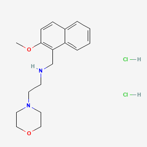 N-[(2-methoxy-1-naphthyl)methyl]-2-(4-morpholinyl)ethanamine dihydrochloride