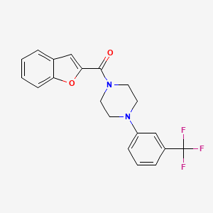 1-(1-benzofuran-2-ylcarbonyl)-4-[3-(trifluoromethyl)phenyl]piperazine