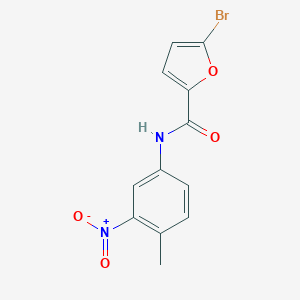 molecular formula C12H9BrN2O4 B441690 5-bromo-N-(4-methyl-3-nitrophenyl)furan-2-carboxamide CAS No. 302938-18-7