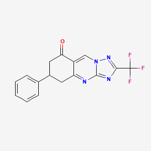 6-phenyl-2-(trifluoromethyl)-6,7-dihydro[1,2,4]triazolo[5,1-b]quinazolin-8(5H)-one