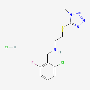 N-(2-chloro-6-fluorobenzyl)-2-[(1-methyl-1H-tetrazol-5-yl)thio]ethanamine hydrochloride