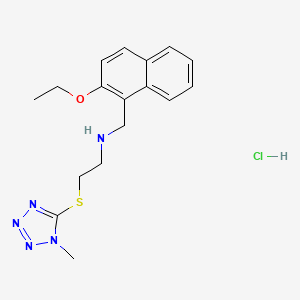 N-[(2-ethoxy-1-naphthyl)methyl]-2-[(1-methyl-1H-tetrazol-5-yl)thio]ethanamine hydrochloride