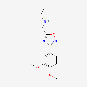 N-{[3-(3,4-dimethoxyphenyl)-1,2,4-oxadiazol-5-yl]methyl}ethanamine