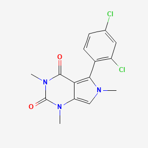 5-(2,4-dichlorophenyl)-1,3,6-trimethyl-1H-pyrrolo[3,4-d]pyrimidine-2,4(3H,6H)-dione