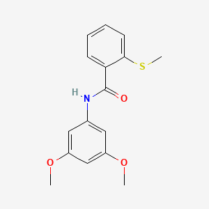 N-(3,5-dimethoxyphenyl)-2-(methylthio)benzamide