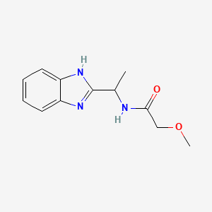 N-[1-(1H-benzimidazol-2-yl)ethyl]-2-methoxyacetamide