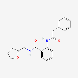 2-[(phenylacetyl)amino]-N-(tetrahydro-2-furanylmethyl)benzamide