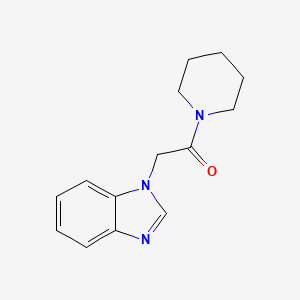 2-(1H-1,3-benzodiazol-1-yl)-1-(piperidin-1-yl)ethan-1-one