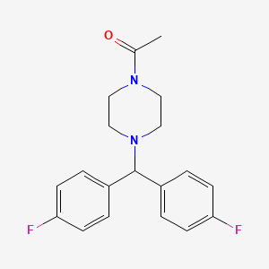 1-acetyl-4-[bis(4-fluorophenyl)methyl]piperazine