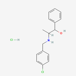 2-[(4-Chlorobenzyl)amino]-1-phenyl-1-propanol