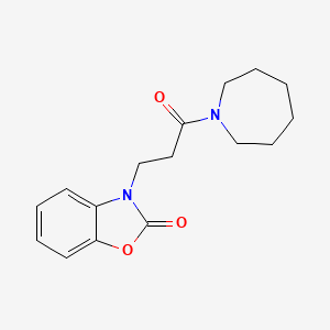 3-[3-(1-azepanyl)-3-oxopropyl]-1,3-benzoxazol-2(3H)-one