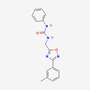 N-{[3-(3-methylphenyl)-1,2,4-oxadiazol-5-yl]methyl}-N'-phenylurea