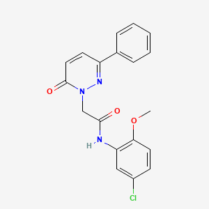 N-(5-chloro-2-methoxyphenyl)-2-(6-oxo-3-phenylpyridazin-1(6H)-yl)acetamide