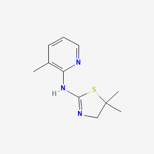 5,5-dimethyl-N-(3-methylpyridin-2-yl)-4H-1,3-thiazol-2-amine