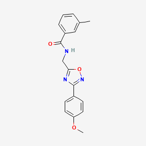 N-{[3-(4-methoxyphenyl)-1,2,4-oxadiazol-5-yl]methyl}-3-methylbenzamide