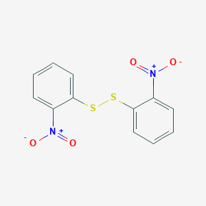 molecular formula C12H8N2O4S2 B044180 二(2-硝基苯基)二硫 CAS No. 1155-00-6