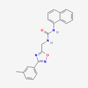 N-{[3-(3-methylphenyl)-1,2,4-oxadiazol-5-yl]methyl}-N'-1-naphthylurea