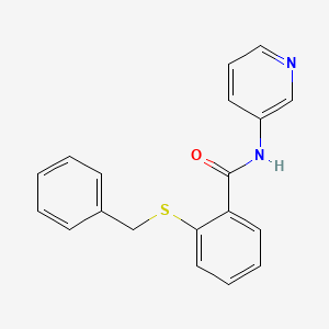 2-(benzylthio)-N-3-pyridinylbenzamide