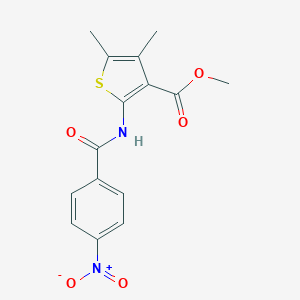 Methyl 4,5-dimethyl-2-(4-nitrobenzamido)thiophene-3-carboxylate