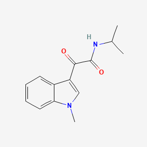 molecular formula C14H16N2O2 B4418284 Indole-3-glyoxylamide, N-isopropyl-1-methyl- CAS No. 55654-74-5