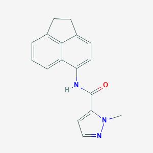 molecular formula C17H15N3O B441864 N-(1,2-dihydro-5-acenaphthylenyl)-1-methyl-1H-pyrazole-5-carboxamide CAS No. 897544-90-0