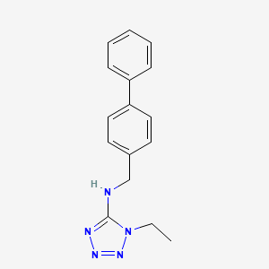 N-(biphenyl-4-ylmethyl)-1-ethyl-1H-tetrazol-5-amine