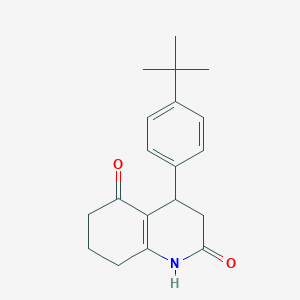 4-(4-TERT-BUTYLPHENYL)-1,2,3,4,5,6,7,8-OCTAHYDROQUINOLINE-2,5-DIONE