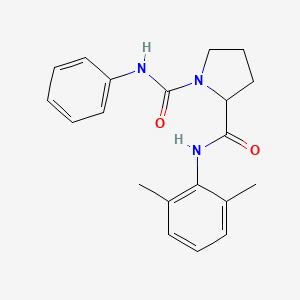 N~2~-(2,6-dimethylphenyl)-N~1~-phenylpyrrolidine-1,2-dicarboxamide