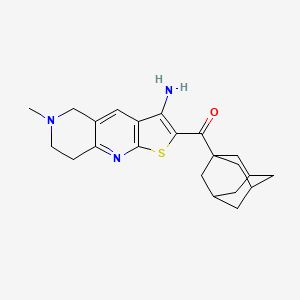 1-adamantyl(3-amino-6-methyl-5,6,7,8-tetrahydrothieno[2,3-b]-1,6-naphthyridin-2-yl)methanone