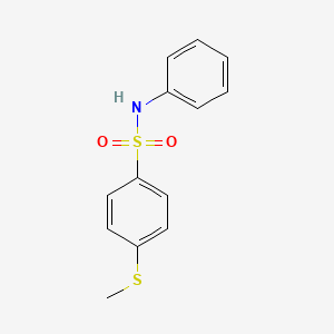 4-(methylsulfanyl)-N-phenylbenzenesulfonamide