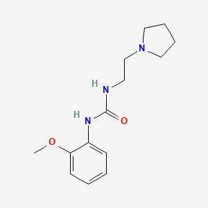 1-(2-Methoxyphenyl)-3-(2-pyrrolidin-1-ylethyl)urea