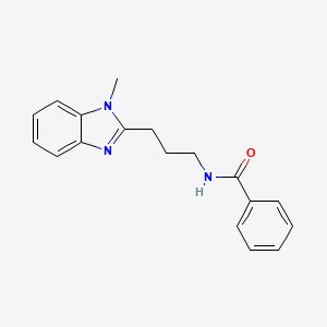 N-[3-(1-methyl-1H-benzimidazol-2-yl)propyl]benzamide