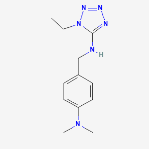 N-[4-(dimethylamino)benzyl]-1-ethyl-1H-tetrazol-5-amine