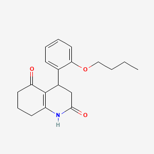 4-(2-butoxyphenyl)-4,6,7,8-tetrahydroquinoline-2,5(1H,3H)-dione