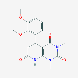 5-(2,3-dimethoxyphenyl)-1,3-dimethyl-5,8-dihydropyrido[2,3-d]pyrimidine-2,4,7(1H,3H,6H)-trione