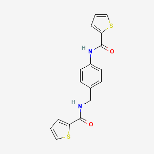 N-(4-{[(THIOPHEN-2-YL)FORMAMIDO]METHYL}PHENYL)THIOPHENE-2-CARBOXAMIDE