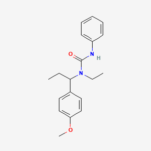 1-Ethyl-1-[1-(4-methoxyphenyl)propyl]-3-phenylurea