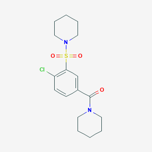 (4-Chloro-3-piperidin-1-ylsulfonylphenyl)-piperidin-1-ylmethanone