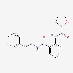 N-(2-{[(2-phenylethyl)amino]carbonyl}phenyl)tetrahydrofuran-2-carboxamide