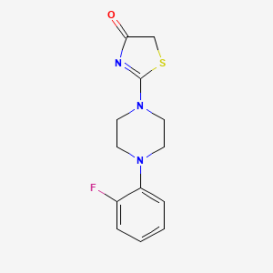 2-[4-(2-fluorophenyl)piperazin-1-yl]-1,3-thiazol-4(5H)-one