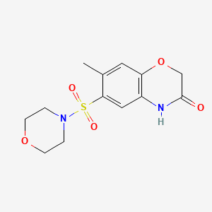 7-METHYL-6-(MORPHOLINOSULFONYL)-2H-1,4-BENZOXAZIN-3(4H)-ONE