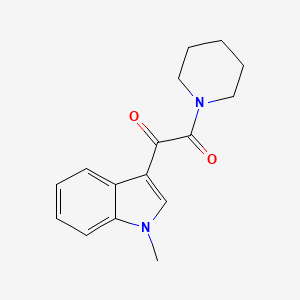 molecular formula C16H18N2O2 B4419609 1-(1-methyl-1H-indol-3-yl)-2-piperidino-1,2-ethanedione 