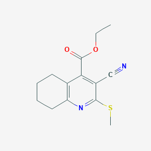 Ethyl 3-cyano-2-methylsulfanyl-5,6,7,8-tetrahydroquinoline-4-carboxylate